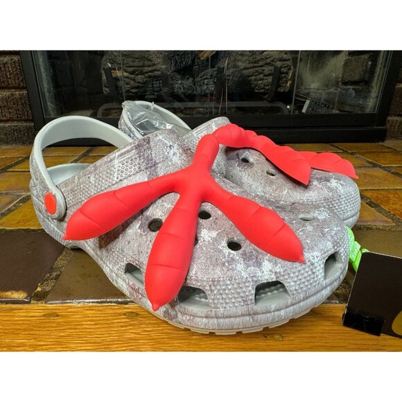 Mens 9 Crocs x Staple Classic Clog Sidewalk Lux Pigeon Feet Sandals 207917-90H - Picture 2 of 9